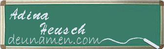 Adina Heusch Visitenkarte